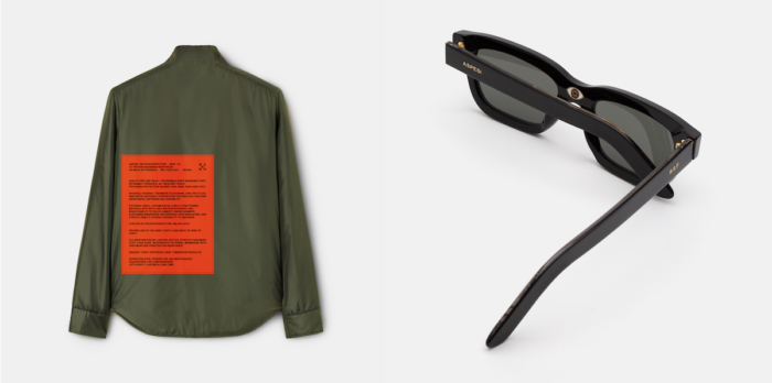 サングラスの内側にはサードアイ!?  思わず二度見する、アスペジとレトロスーパーフューチャーのコラボアイテム。