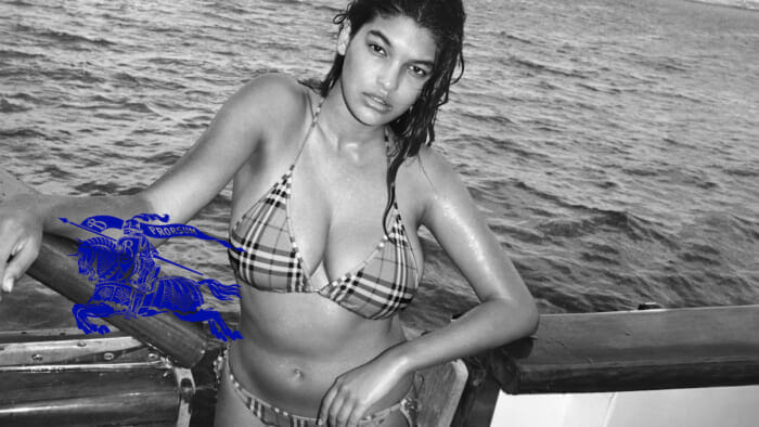 Burberry's vintage checks look great against wheat-colored skin. This campaign makes me miss summer.