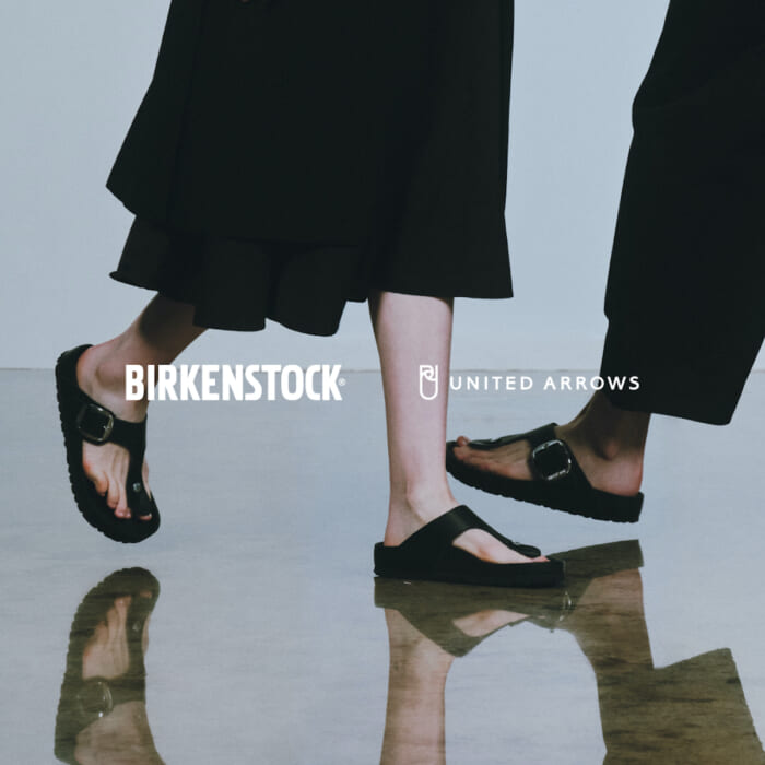 ユナイテッドアローズのビルケンシュトック別注。今年はギゼがビッグバックルになりました。