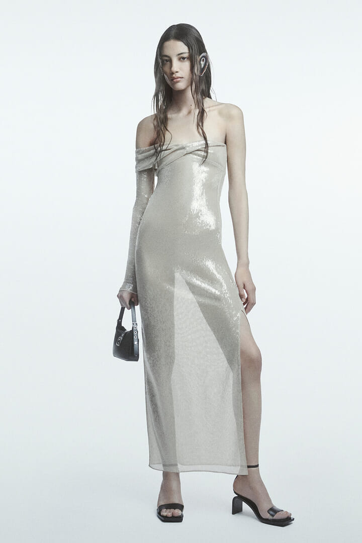 COURREGES フツ Cotton jersey jogging pant with Web in grey | GUCCI® US