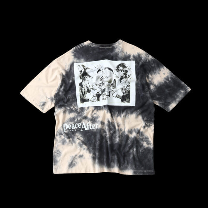 ピース アンド アフターと河村康輔がコラボ。バックプリントの効いた、夏に一枚で着たくなるTシャツがリリース。