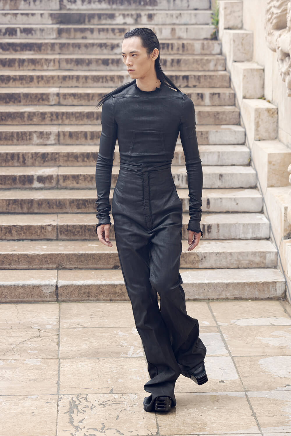 Asymmetrical Turtleneck by Ann Demeulemeester- La Garçonne