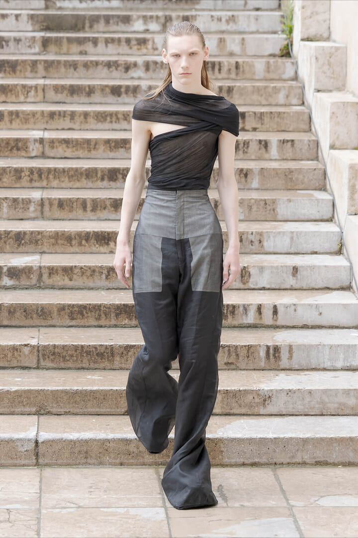 大人気! RICK OWENS  オーバーサイズ Tシャツ シースルー Rick Owens | HOUYHNHNM (HOUYHNHNM)