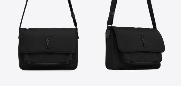 The beauty of serenity created by Saint Laurent. What is the identity of the new "Niki Messenger" bag in black?