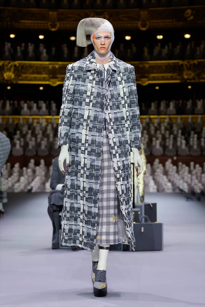 ★THOM BROWNE★ボウ カラー ディテール レザー スライド THOM BROWNE | HOUYHNHNM (HOUYHNHNM)