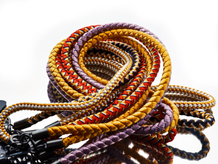 The one and only decorative beauty . Liberty Ropes, which incorporates kumi-himo into the modern lifestyle, is now available in an updated version.