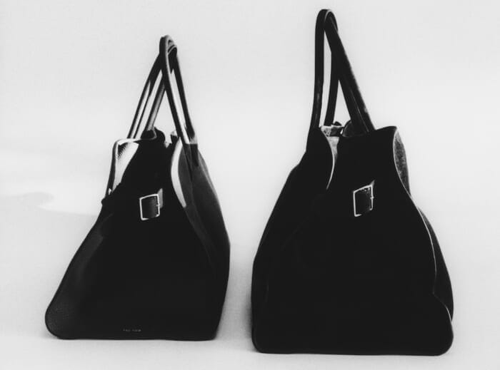 The Row's new size dedicated to adults who love clothes. That classic bag is now just the right size for everyday use.