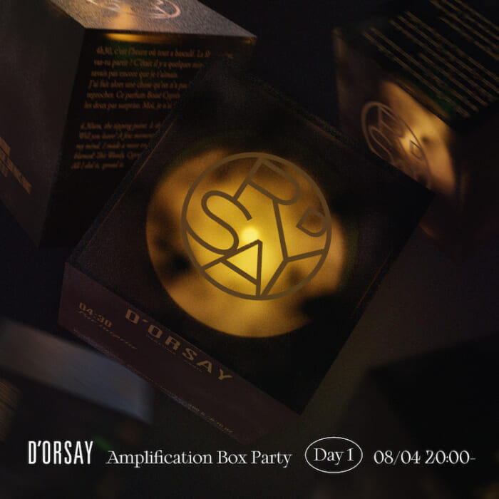 A live event to enjoy fragrance and sound. Fragrance Maison D'Orsay pursues the possibilities of the sense of smell.