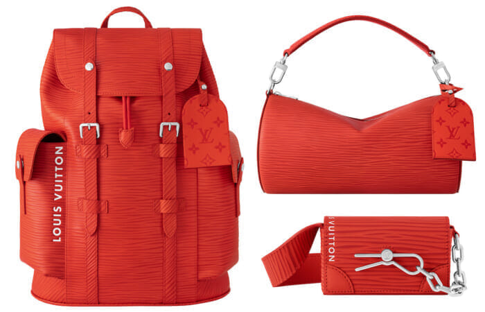 Louis Vuitton's new bag is a fascinating bag in color. This is sure to be the perfect accent to any fall/winter outfit.