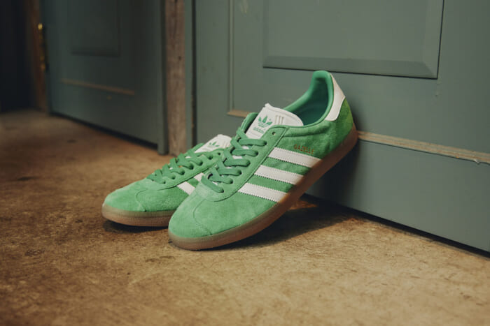 The new adidas Originals Gazelle. It is a confident product created by ABC-MART in Japan and Korea in a tripartite effort.