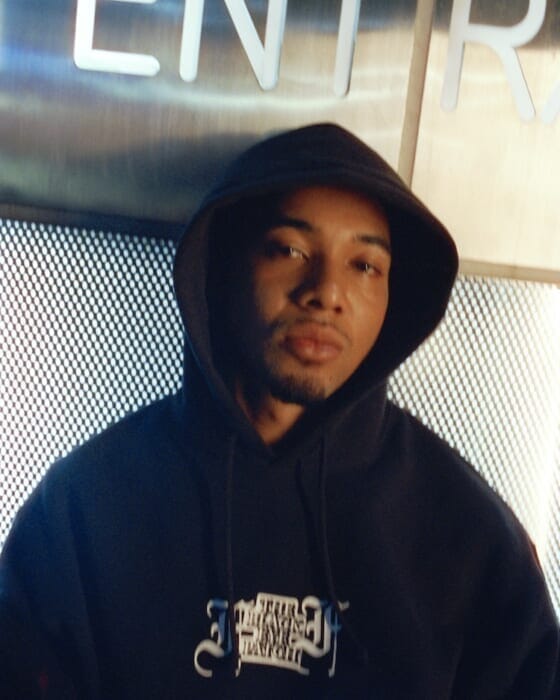 The look is modeled by one of the hottest rappers of the moment. Two of Tokyo's most iconic brands have teamed up once again.