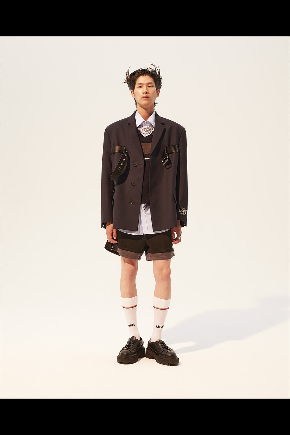 AMBUSH キルティンクノットヒルサンタル BWIJ002S22LEA001 5400 AMBUSH キルティンクノットヒルサンタル BWIJ002S22LEA001 5400
