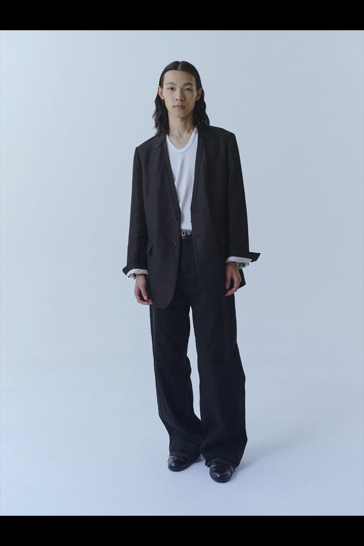 新品 ensou. 25SS ピーススウェット M モールス”ビッグシルエット刺繍スウェット（グレイ） | HATSUNEX