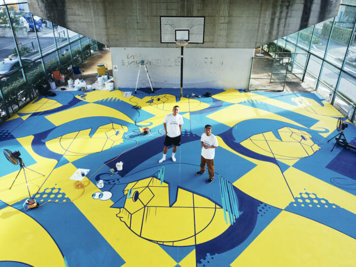 The unfathomable influence of art court. The fifth location that Go-Parky has set up is under the elevated railway tracks in Edogawa Ward.