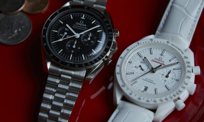 連載「憧れの逸品」No.328 天空と二人の手首に輝く、オメガがみた月。