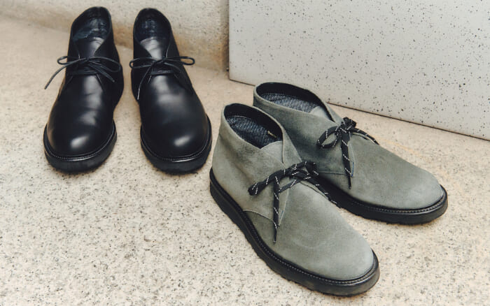 リーガルの定番シューズに、ナナミカが機転を効かす。タフで長く愛せるチャッカブーツができました。