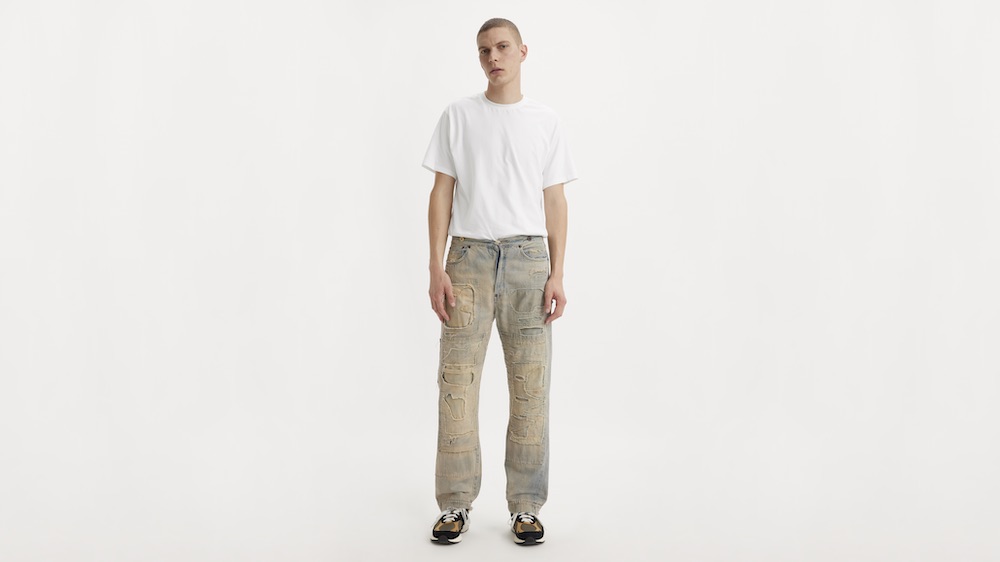 A perfect reproduction of the early Levi's archives worn by A perfect reproduction of the early Levi's archives worn by