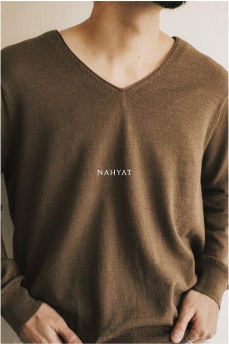 トップス NAHYAT EX V NECK SWEATER NAHYAT EX V NECK SWEATER