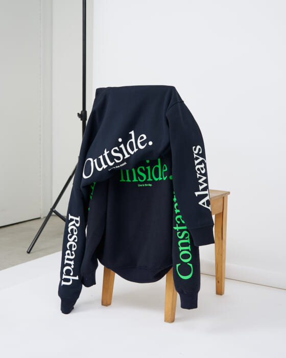 The brand Antrace, created by an up-and-coming creative group, has released a new line of sweatshirts. How is it made?