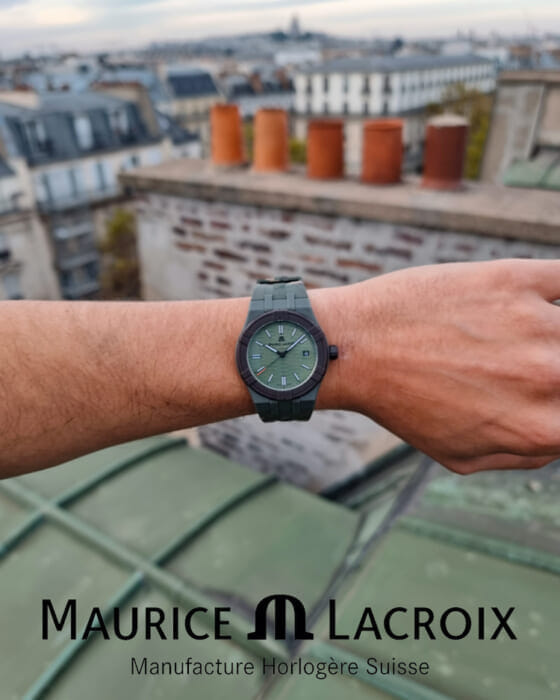 Limited to 1,000 pieces worldwide . A pop-up to celebrate the launch of Maurice Lacroix's new collection was held in Ikebukuro, Tokyo.
