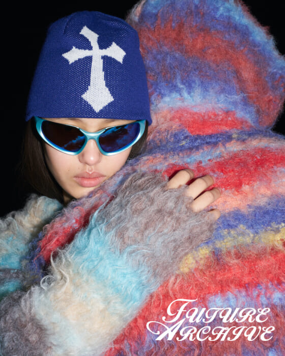 future archive ビーニー　beams フューチャーアーカイブ BEAMS（ビームス）FUTURE ARCHIVE / CROSS BEANIE（帽子 ニット