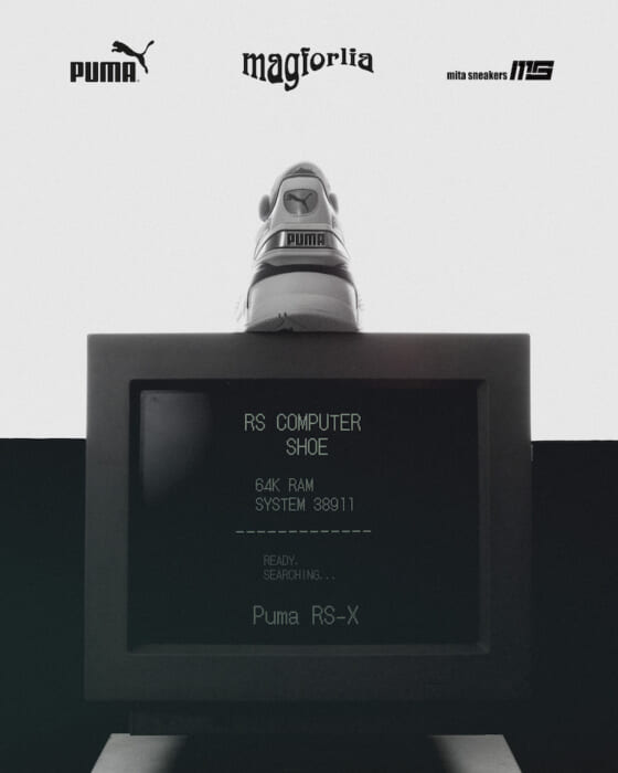 The design source is that shoe with the first built-in computer. Puma presents the anniversary model of RS-X.