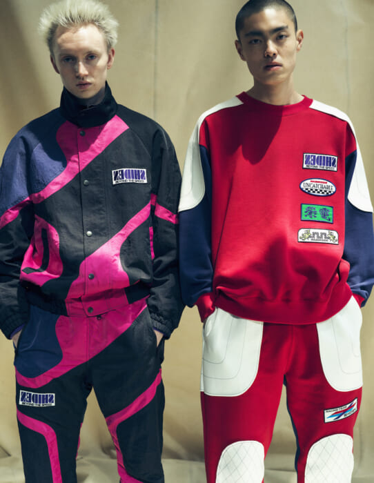 ブランドの名は紫電。ネペンテス代表の清水慶三とスタイリストの服部昌孝が手を組んだ、2024AWデビューのブランドです。