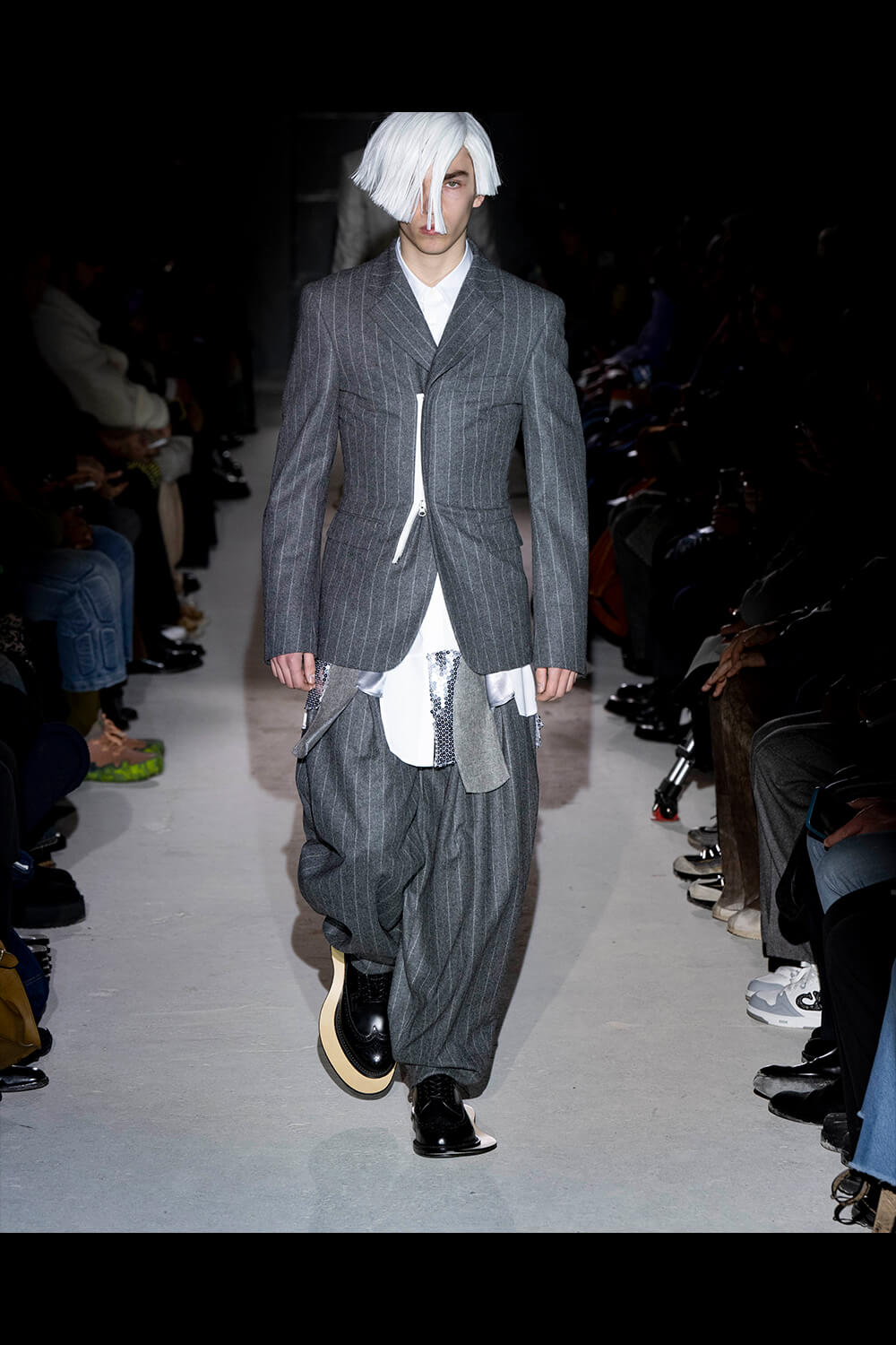 COMME des GARCONS HOMME PLUS 振り払お ベロアレギンス