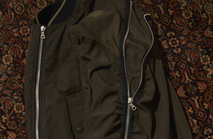 Series "Aspiring Masterpieces" No.336: Dries Van Noten's blouson that speaks for itself on the back.