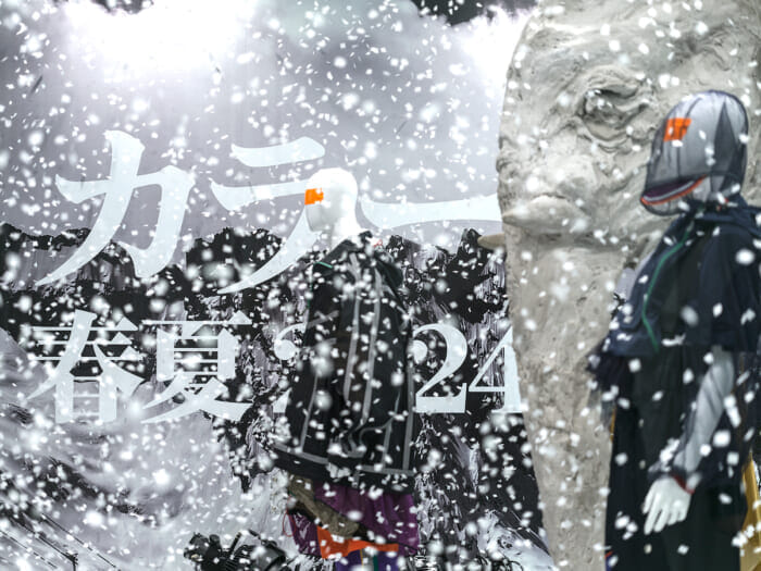 銀座のど真ん中に雪が降る!? kolorがドーバー ストリート マーケット ギンザで仕掛けるインスタレーションにご注目を。
