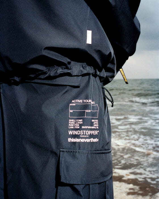 安心安全のGORE-TEX®を搭載。寒い日にこそ、ディスイズネバーザットの3ピースアイテムを。