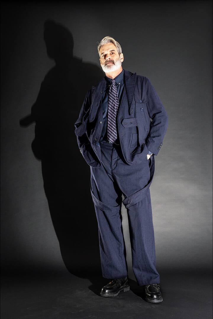 ENGINEERED GARMENTS ネイビー チェック M Engineered Garments(エンジニアードガーメンツ) チェック柄