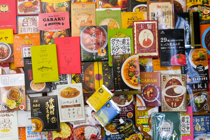 The world of retort curry for those in the know. The Curry Scramble came to the Seibu Shibuya store!