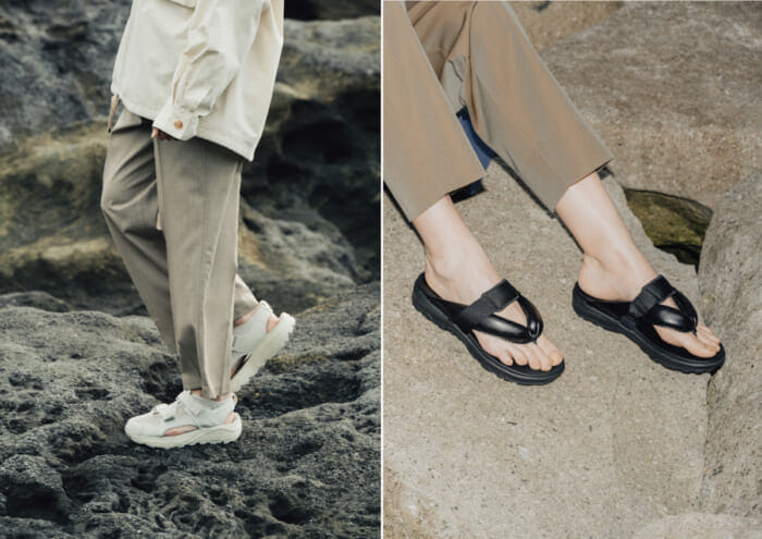 Two unlikely visuals in two different fields. Two sandals you'll want to get your hands on ahead of time for this spring and summer.