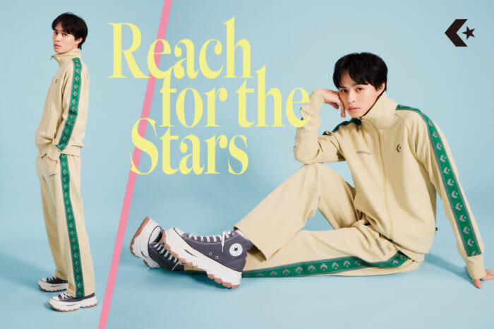 ついに発売！ コンバースから登場したスポーツウェアに着替えて、この春はアクティブに過ごしましょう。