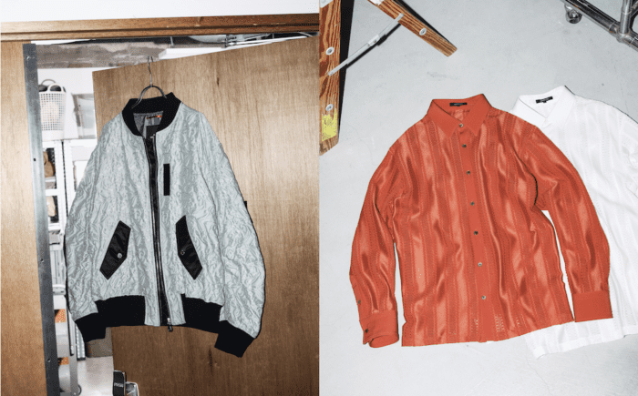 Spring begins with Loveless originals. The new outerwear and tops feature unique designs that are not straightforward.