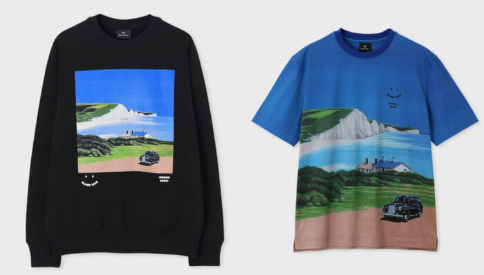 永井博がはじめて描くイギリスの風景。そのイラストを使ったPS Paul Smith Happyの新作たちが素敵です。