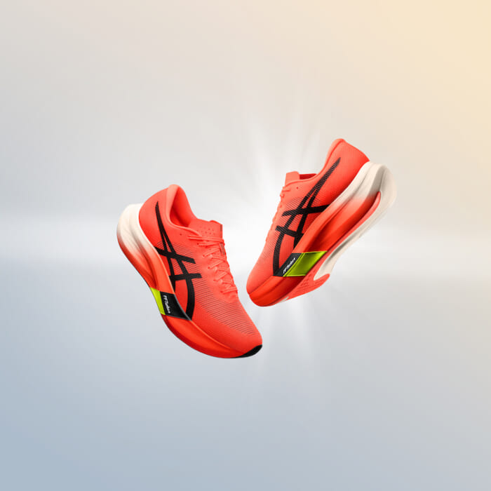 Aim for a new personal best with the latest addition to the METASPEED series, Asics' serious performance shoes.