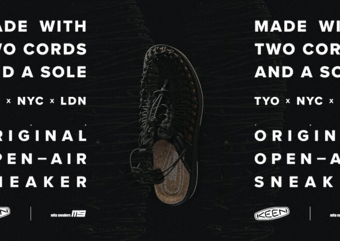 Keen x MITASU Sneakers. 2-way specifications and a new style of UNEEK with updated comfort.