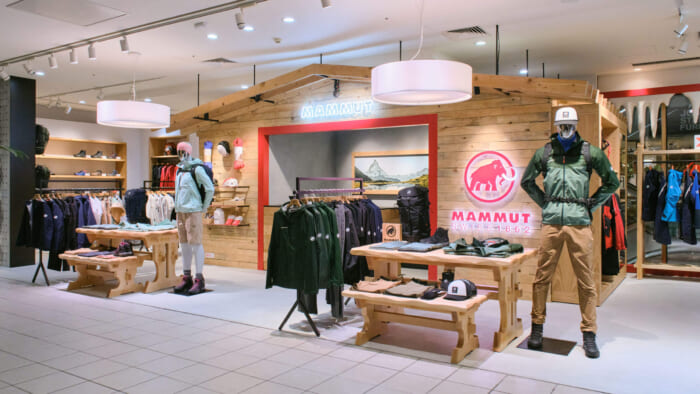 スイスネスを表現した、これまでにない空間デザイン。「マムート 名古屋ラシック」がオープン！