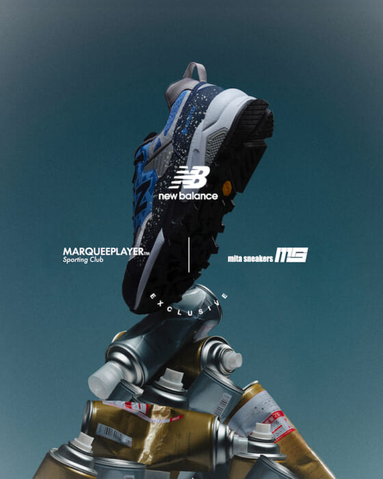MT580 and MT Sneakers have teamed up with sneaker care brand Marquee Player for their latest triple name.