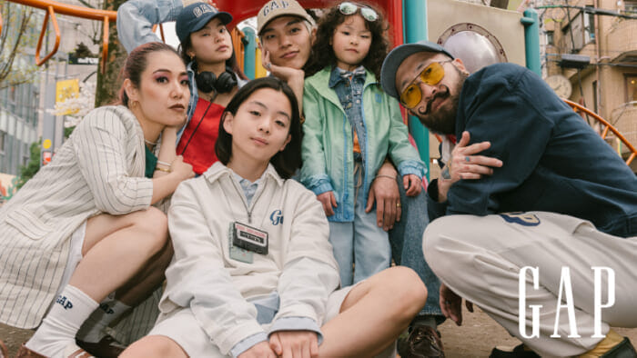 Seven dancers represent Gap, a brand loved by all generations. 2024 Summer Campaign is now underway.