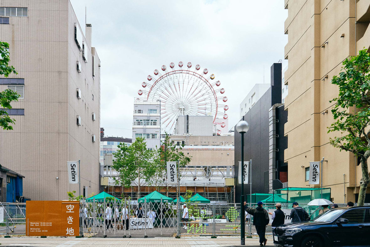 セットインとウェイク。札幌の「空き地」に現れた、3日間限りのプレー