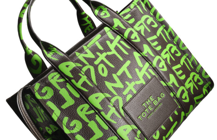 Steven Sprouse's work is now available in a Marc Jacobs bag! Don't miss out on this limited edition item that is sure to sell out immediately.