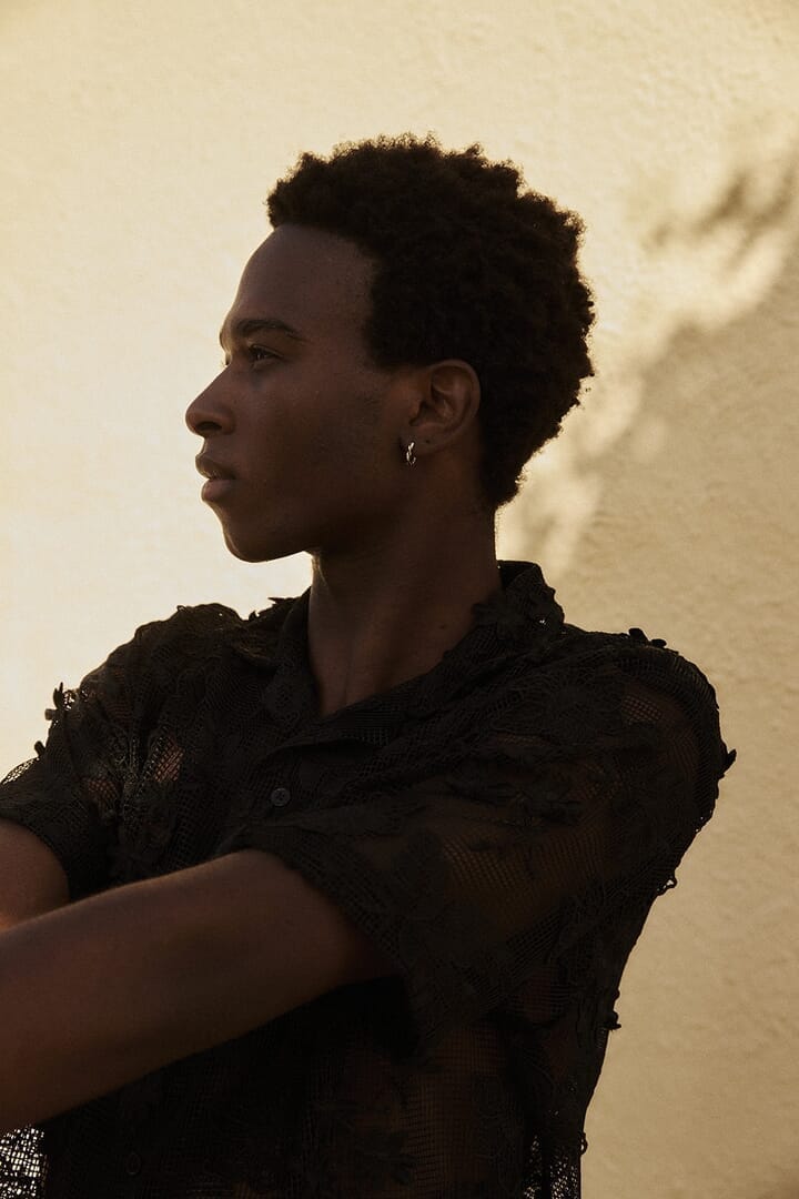 CMMN SWDN ウエスタン スエード スウェード ジャケット Soupy Soupy（スーピースーピー）の「faux suede western stitch short