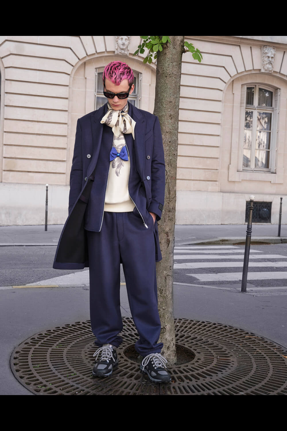 【GIVENCHY】25SS＊パッチ＆ユニコーン ジップアップ フーディ ジバンシィ GIVENCHY 2470575-2 パール ファイアーボール