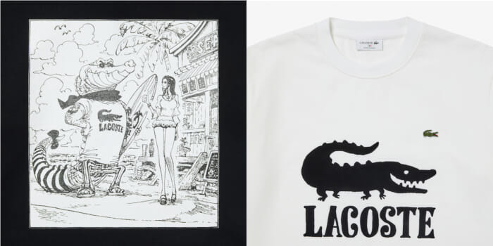 『ONE PIECE』の第1,106話で描かれた、ラコステのTシャツが現実のものに！ ファン垂涎の品々が間もなく発売。