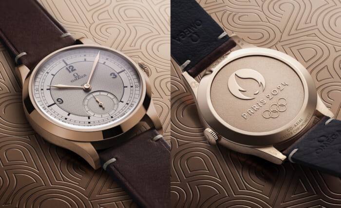 金銀銅のオリンピックメダルにオマージュを捧げる、オメガ渾身の一本。そのレトロな姿はとても贅沢なつくりです。