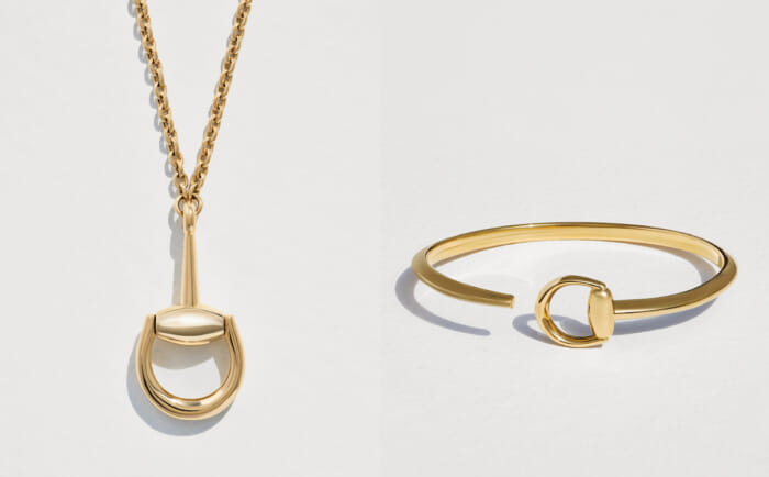 Horsebit" is the perfect addition to a summer look that tends to be simple. Gucci's new jewelry goes well with casual outfits.