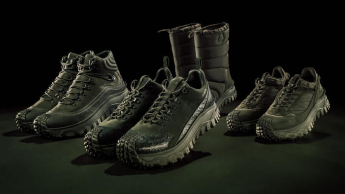Moncler footwear that covers both the city and the mountains . We take a closer look at the Trail Grip family, which welcomes a new member.